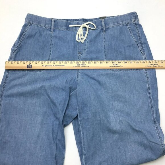NEW Torrid Wide Leg Jeans Pull On Light Wash Elastic Waist size 2X length 27" - Picture 6 of 9